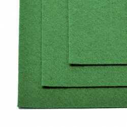 Фетр листовой жесткий Magic 4 Hobby 1мм 20х30см арт.FLT-H1 уп.10 листов цв.672 зеленый