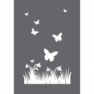 152926_Трафарет "Весна" в наборе со шпателем-скребком 152926_Трафарет "Весна" в наборе со шпателем-скребком