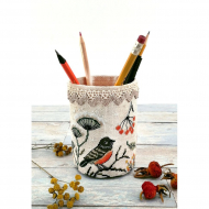 185904_Набор для создания карандашницы "Птички" 185904_Набор для создания карандашницы "Птички"