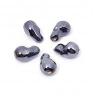 Бусины керамические TESОRO арт.TS-387 цв.001 черный 18х10 мм Бусины керамические TESОRO арт.TS-387 цв.001 черный 18х10 мм